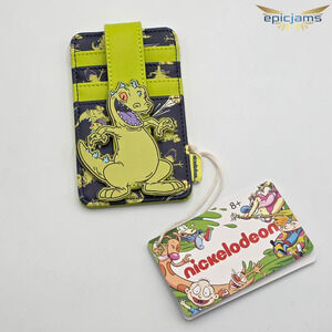 Loungefly Rugrats Reptar Vertical Cardholder New